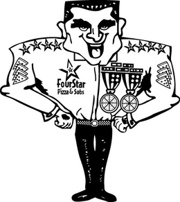 FOUR STAR PIZZA AND SUBS trademark
