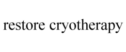 RESTORE CRYOTHERAPY trademark