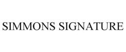 SIMMONS SIGNATURE trademark