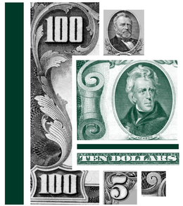 100 100 5 GRANT JACKSON TEN DOLLARS trademark