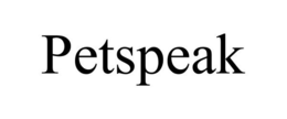 PETSPEAK trademark