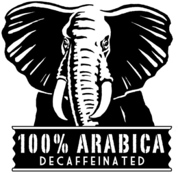 100% ARABICA DECAFFEINATED trademark