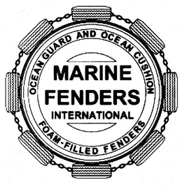 OCEAN GUARD AND OCEAN CUSHION MARINE FENDERS INTERNATIONAL FOAM-FILLED FENDERS trademark