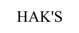 HAK'S trademark
