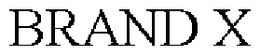 BRAND X trademark