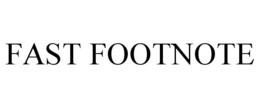 FAST FOOTNOTE trademark