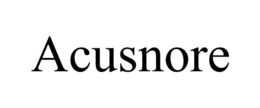 ACUSNORE trademark