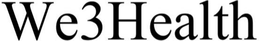 WE3HEALTH trademark