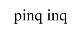 PINQ INQ trademark