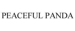 PEACEFUL PANDA trademark