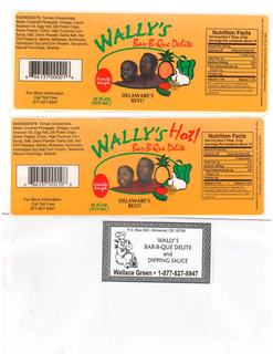 WALLY'S BAR-B-QUE trademark