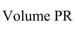 VOLUME PR trademark