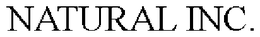 NATURAL INC. trademark