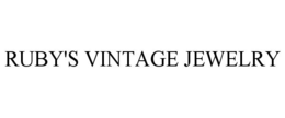 RUBY'S VINTAGE JEWELRY trademark