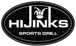 HIJINKS SPORTS GRILL trademark