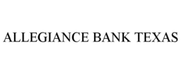 ALLEGIANCE BANK TEXAS trademark