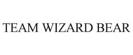 TEAM WIZARD BEAR trademark