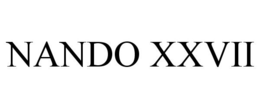 NANDO XXVII trademark