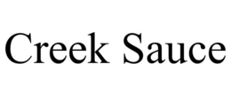 CREEK SAUCE trademark