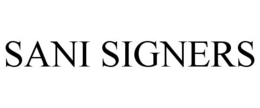 SANI SIGNERS trademark