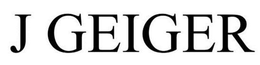 J GEIGER trademark