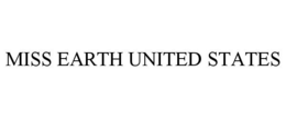 MISS EARTH UNITED STATES trademark