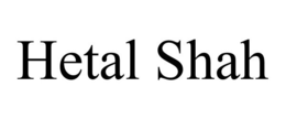 HETAL SHAH trademark