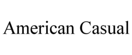 AMERICAN CASUAL trademark