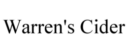WARREN'S CIDER trademark