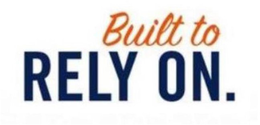 BUILT TO RELY ON. trademark