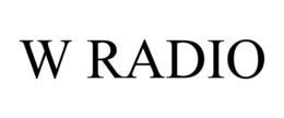 W RADIO trademark
