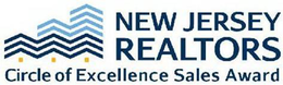 NEW JERSEY REALTORS CIRCLE OF EXCELLENCE SALES AWARD trademark