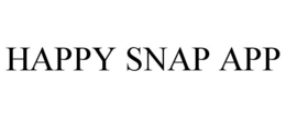 HAPPY SNAP APP trademark