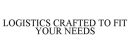 LOGISTICS CRAFTED TO FIT YOUR NEEDS trademark