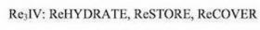 RE3IV: REHYDRATE, RESTORE, RECOVER trademark