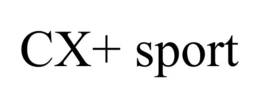 CX+ SPORT trademark