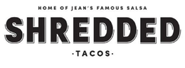 HOME OF JEAN'S FAMOUS SALSA SHREDDED · TACOS · trademark