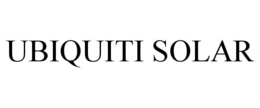 UBIQUITI SOLAR trademark