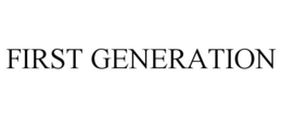 FIRST GENERATION trademark