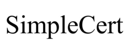 SIMPLECERT trademark