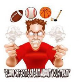 BLOW OFF SOME STEAM ABOUT YOUR TEAM trademark