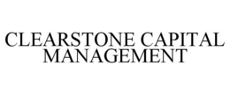 CLEARSTONE CAPITAL MANAGEMENT trademark