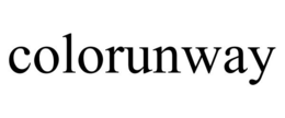 COLORUNWAY trademark