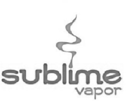 SUBLIME VAPOR trademark