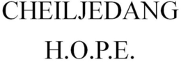CHEILJEDANG H.O.P.E. trademark