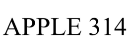 APPLE 314 trademark