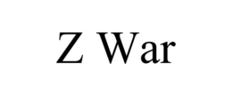 Z WAR trademark