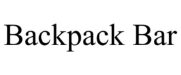 BACKPACK BAR trademark