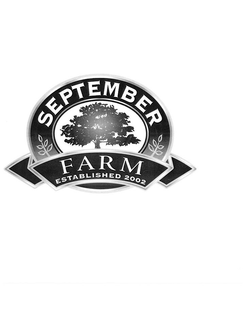 SEPTEMBER FARM ESTABLISHED 2002 trademark