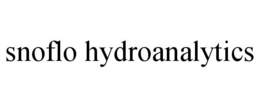 SNOFLO HYDROANALYTICS trademark